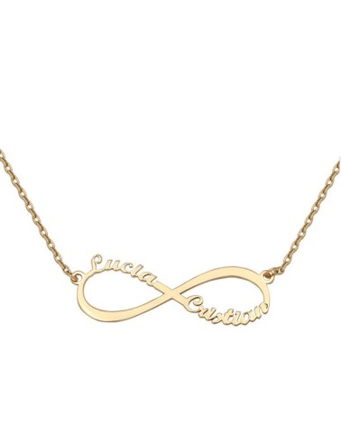 Gargantilla personalizada Oro infinito + nombres