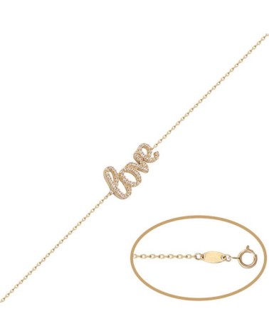 Pulsera de Oro love