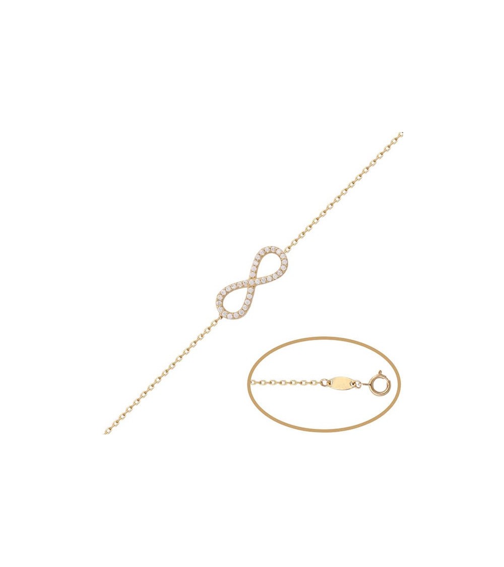 Pulsera de Oro infinito