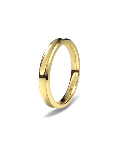 Alianza Oro boda concava 3 mm