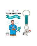 Llavero paternidad plata