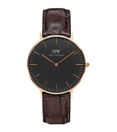 Reloj Daniel Wellington rosado negro DW00100140