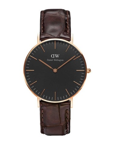 Reloj Daniel Wellington rosado negro DW00100140