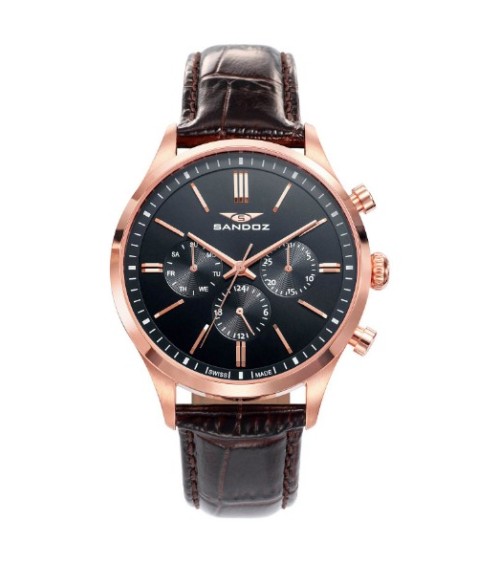 Reloj Sandoz rosado hombre 81465-57