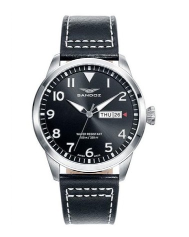 Reloj Sandoz negro para hombre