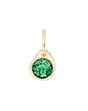 Charm Uno de 50 Swarovski verde CHA0079VDCORO