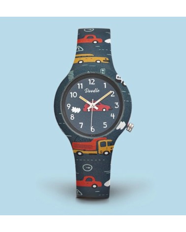 Reloj Doodle infantil coches DO32001