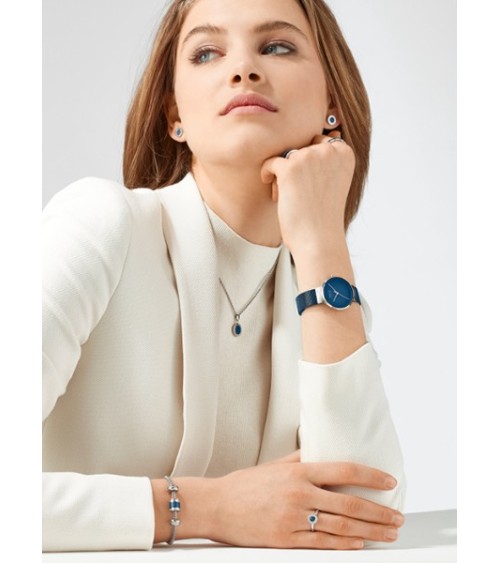 Reloj Bering solar azul mujer 14331-307