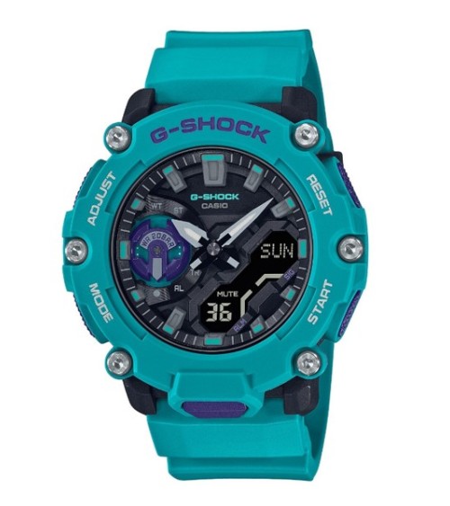 Reloj Casio G-SHOCK azul negro GA-2200-2AER