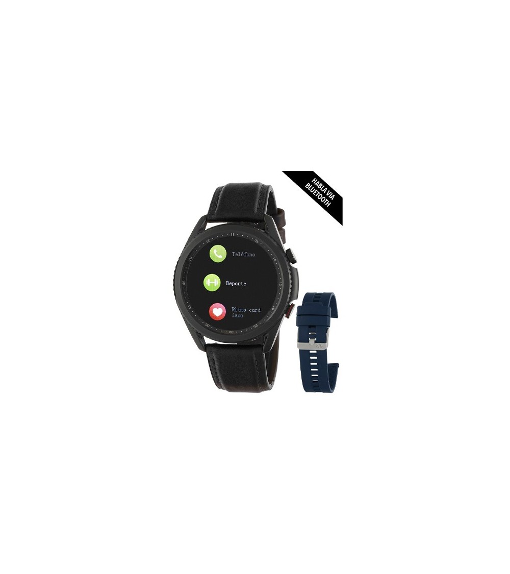 Reloj MAREA smartwatch. Correa negra.