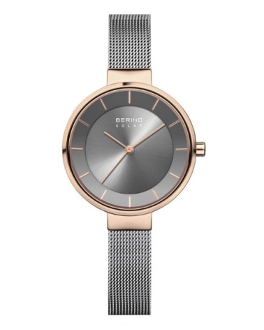 Reloj Bering solar gris rosado 14631-369