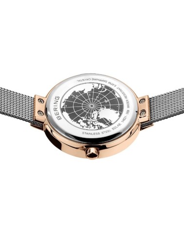 Reloj Bering solar gris rosado 14631-369