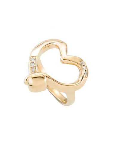 Anillo dorado Uno de 50 'Straight to the Heart' ANI0753ORO