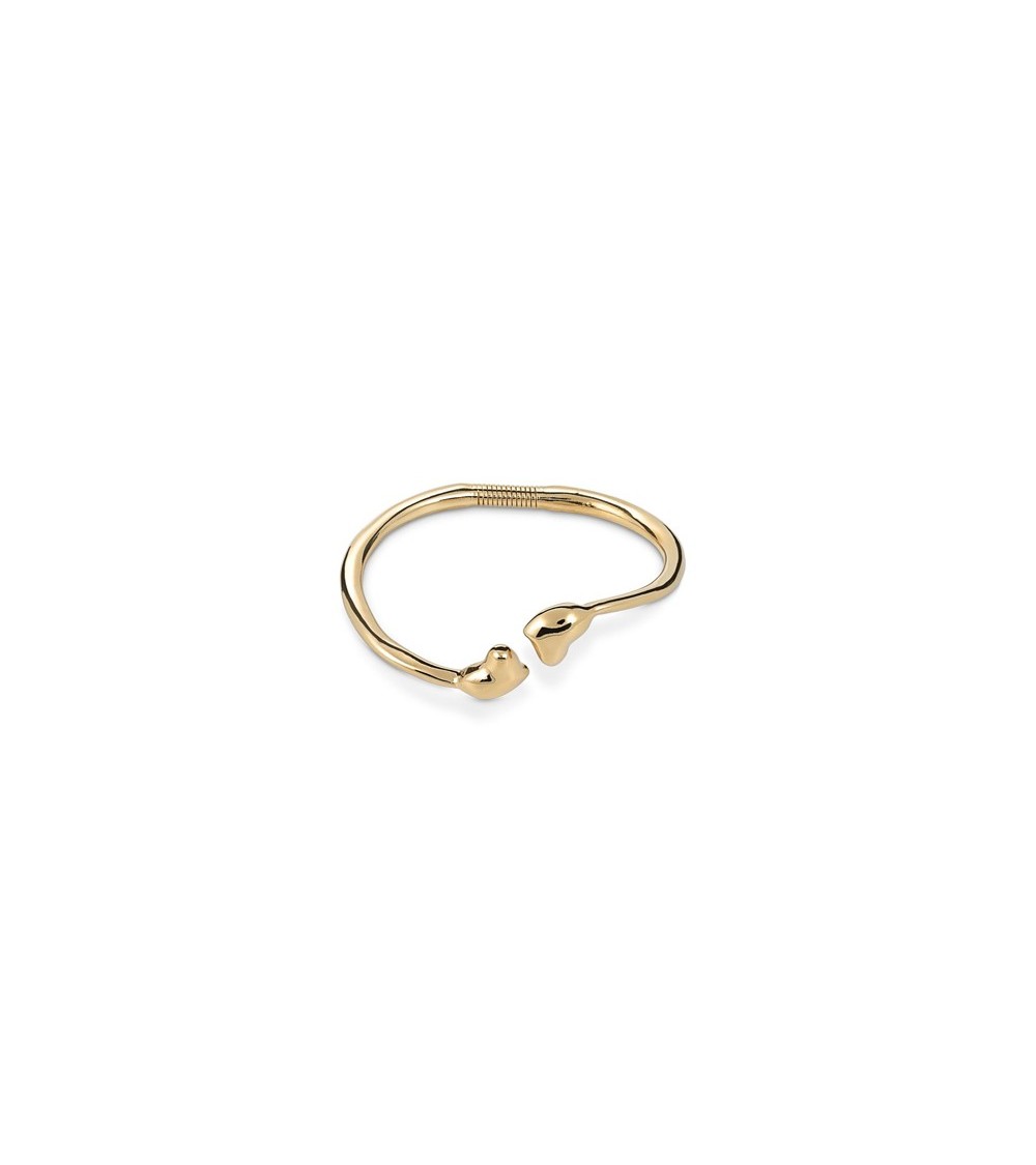 Brazalete dorado Uno de 50 corazón PUL2146ORO