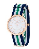 Reloj Marea Nato verde, blanco y azul B21164/6