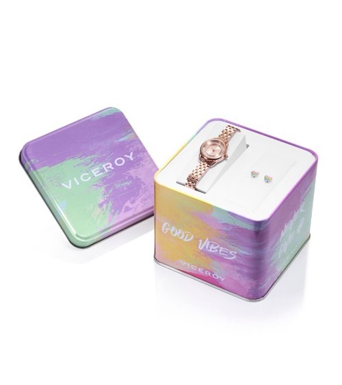 Pack reloj Viceroy y pendientes niña 401012-98