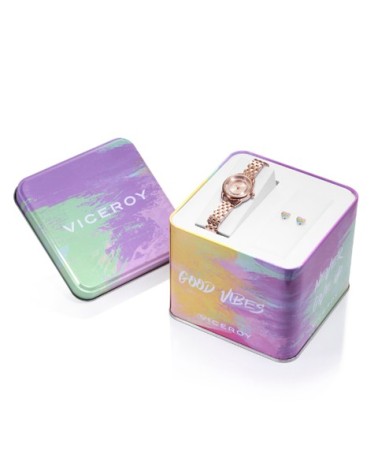 Pack reloj Viceroy y pendientes niña 401012-98