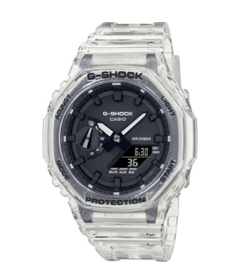 Reloj Casio G-SHOCK transparente GA-2100SKE-7AER