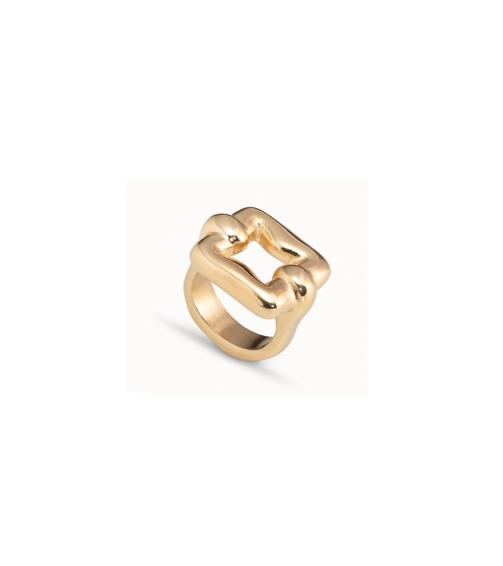 Anillo dorado Uno de 50 'Femme Fatale' ANI0738