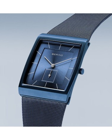 Reloj Bering azul cuadrado 16033-397