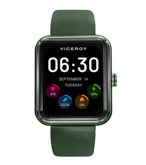 Viceroy Smartwatch cuadrado verde 41117-60