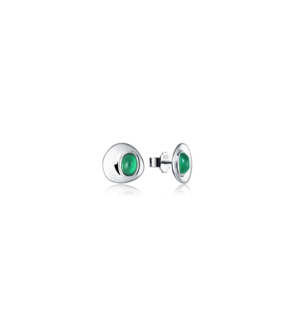 Pendientes Viceroy plata ágata verde 3026E000-42