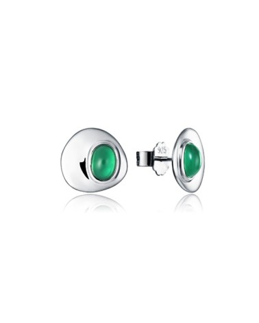 Pendientes Viceroy plata ágata verde 3026E000-42