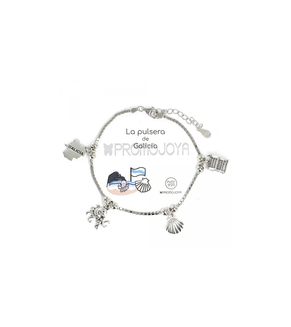 Pulsera "Eres lo Más" Galicia - Plata de Ley