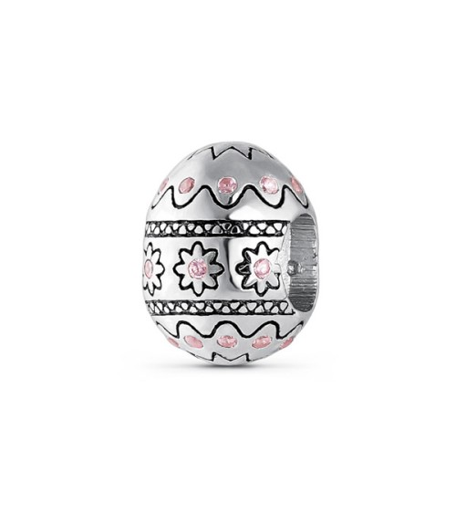 Charm Huevo de Pascua plata