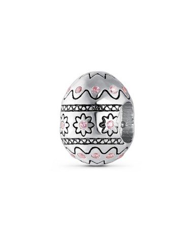 Charm Huevo de Pascua plata