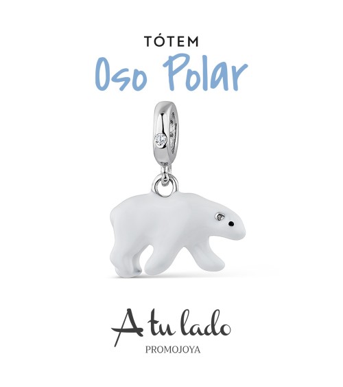 Charm de plata Totem Oso Polar