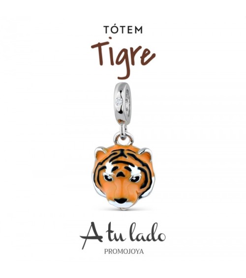 Charm de plata Totem Tigre