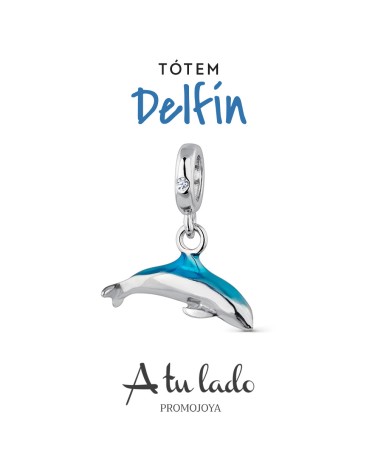Charm de plata Totem Delfín