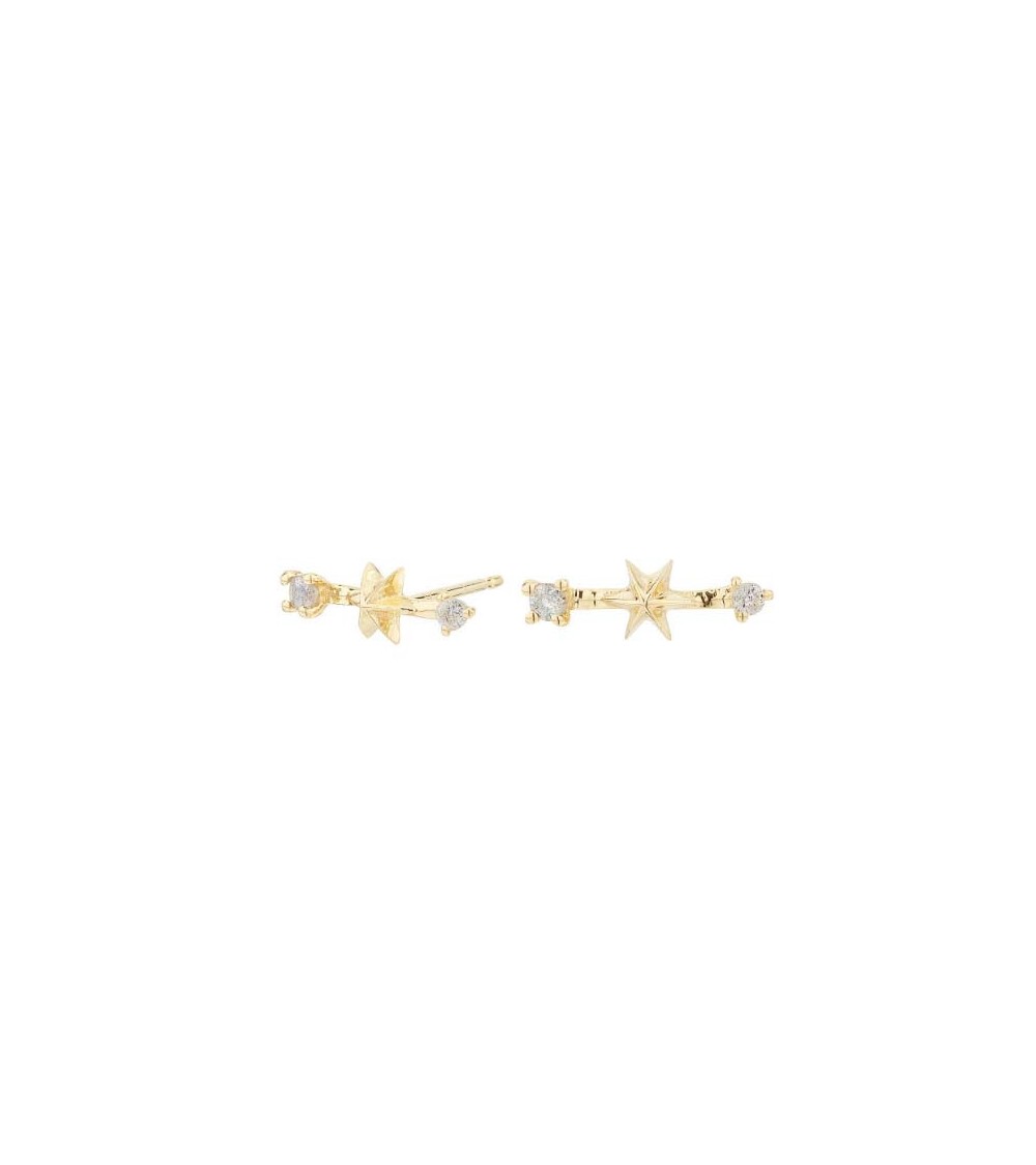 Pendientes dorados 'Shiva' Itemporality SEA-206-096-UU