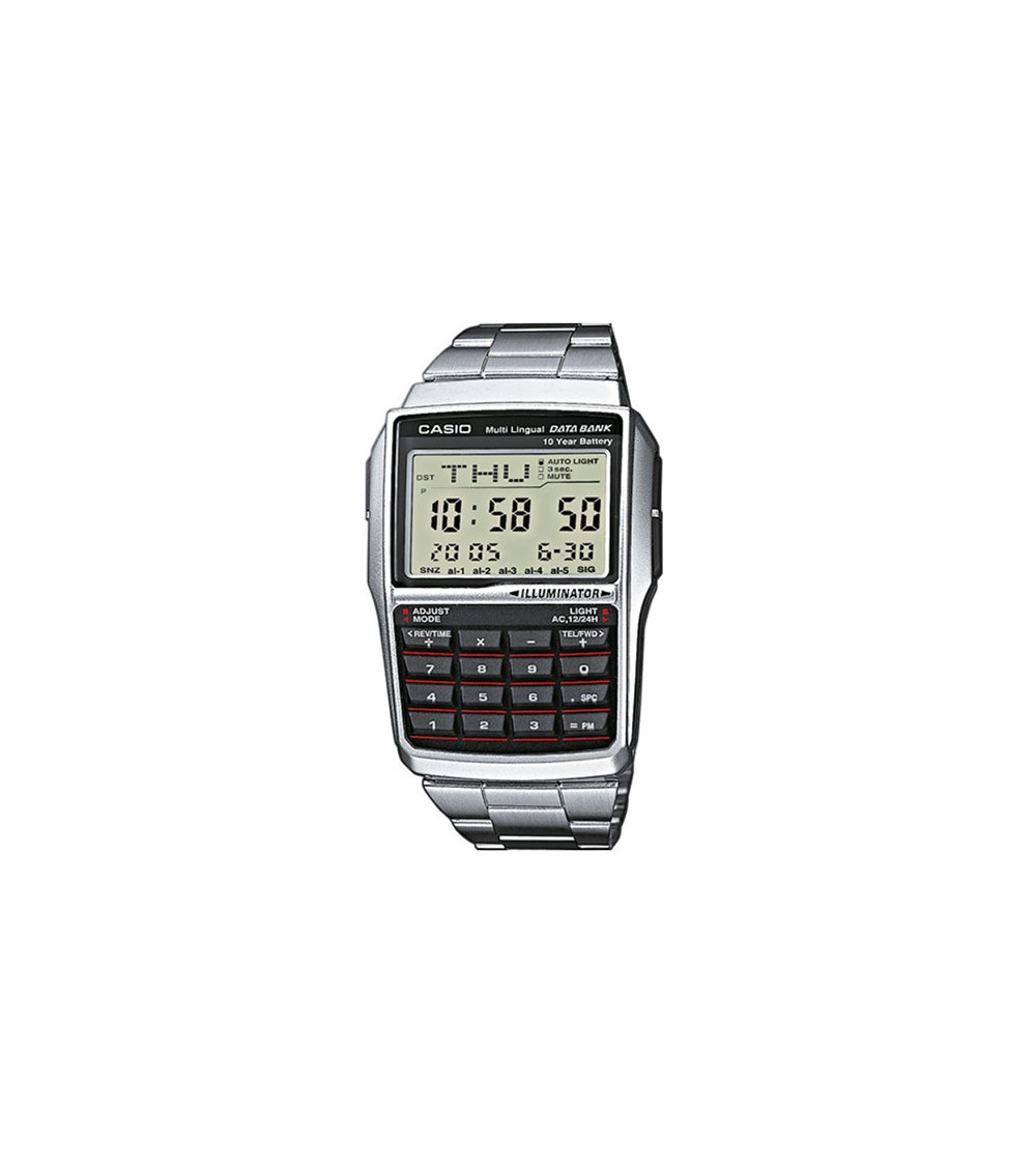 Reloj Casio acero calculadora DBC-32D-1AES