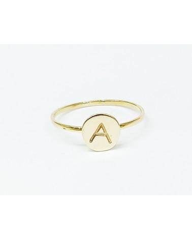 Anillo Oro 1ª Ley con Letra