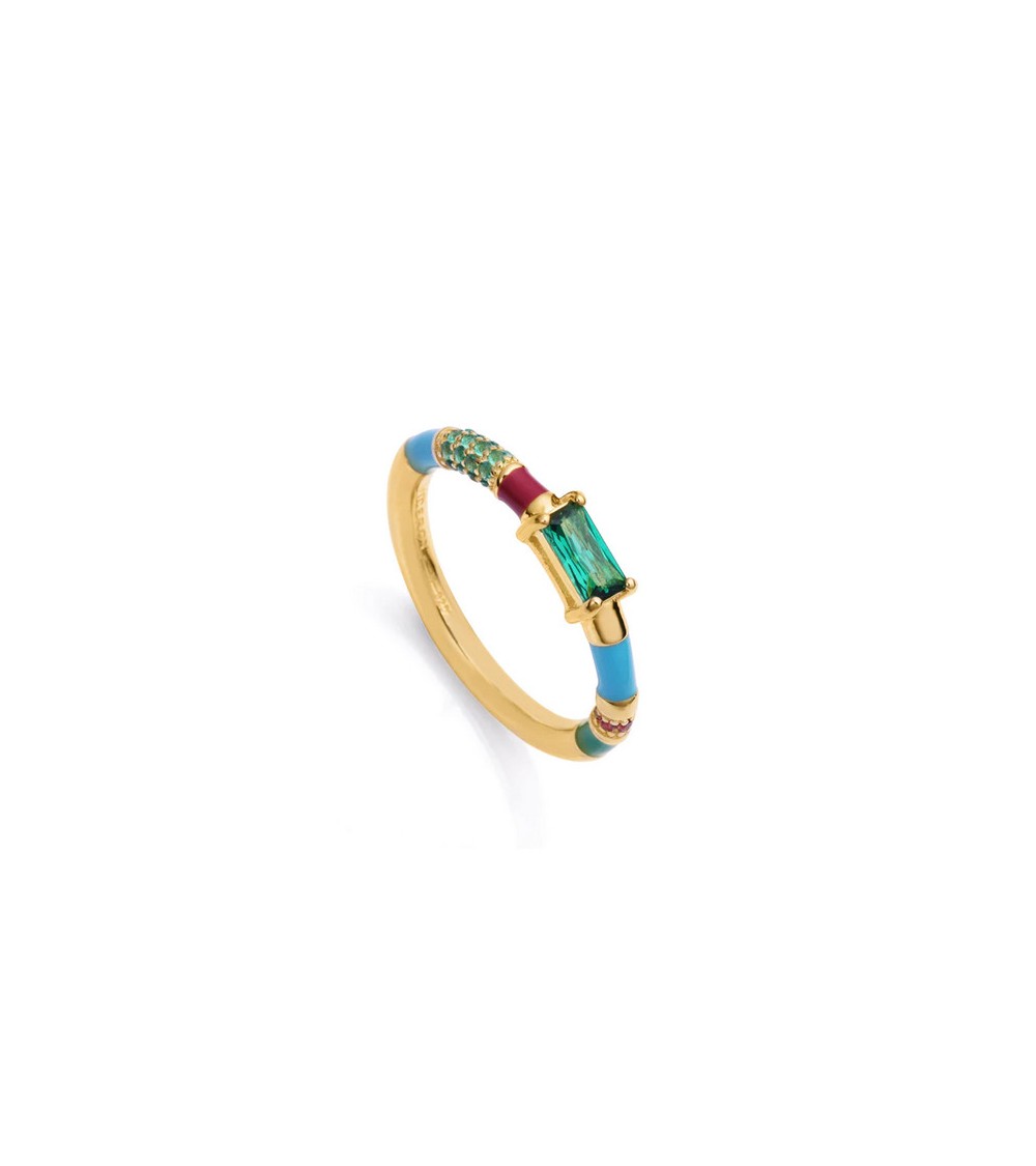 Anillo Viceroy baguette circonita esmalte 13141A018-99