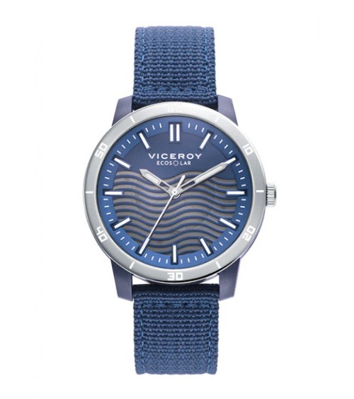 Reloj Viceroy Ecosolar azul hombre 41133-37