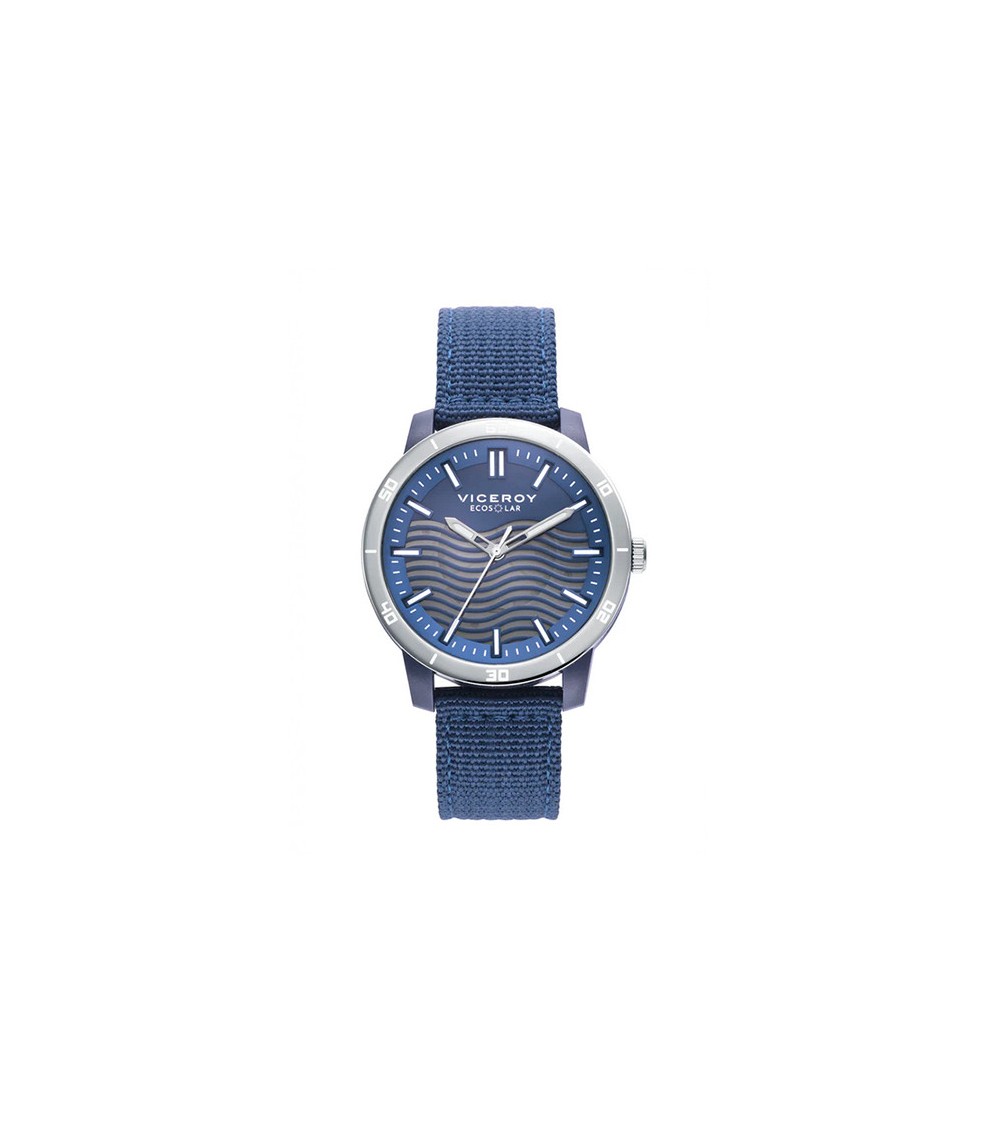 Reloj Viceroy Ecosolar azul hombre 41133-37