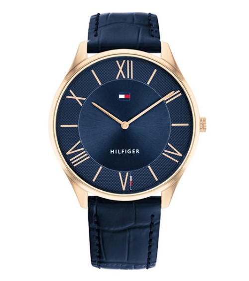 Reloj Tommy Hilfiger Henry Hombre Azul y Rosado Multifunción 1710475