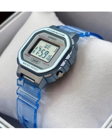 Reloj azul Casio niño transparente LA-20WHS-2A