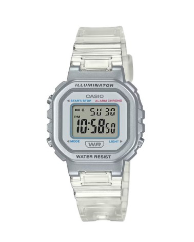 Reloj Casio digital transparente LA-20WHS-7A
