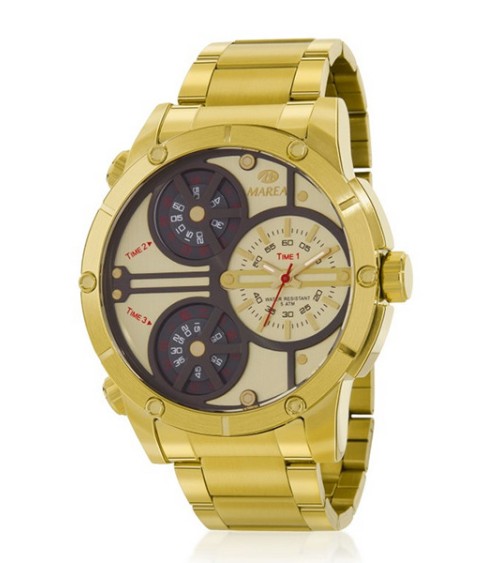 Reloj Marea dorado hombre XXL B54214/5