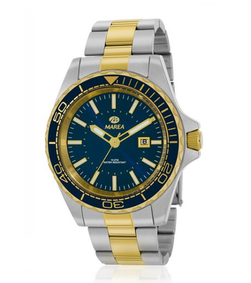Reloj Marea azul dorado bicolor B36181/5
