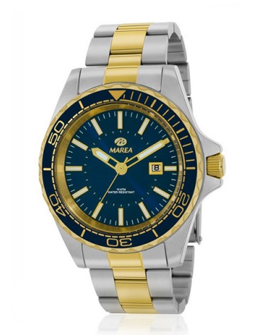 Reloj Marea azul dorado bicolor B36181/5