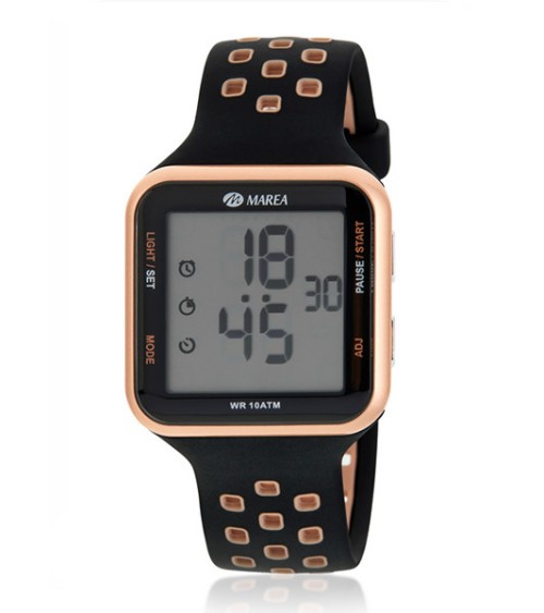 Reloj Marea negro rosado B44102/4