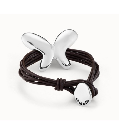 Pulsera plateada Uno de 50 'Butterfly effect' PUL2377