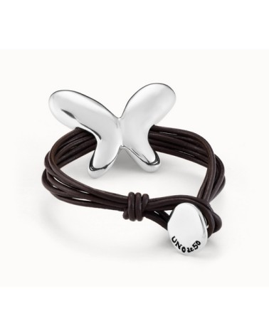 Pulsera plateada Uno de 50 'Butterfly effect' PUL2377