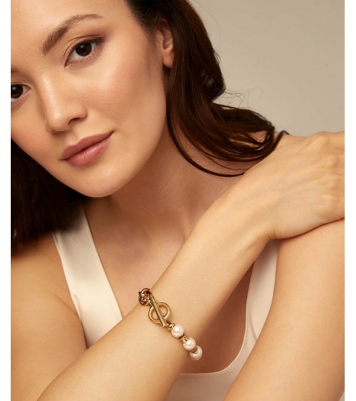 Pulsera Uno de 50 'Pearl and Match' PUL2364BPLORO