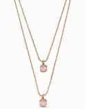 Collar \'Aura Pink\' Uno de 50 dorado COL1866RSAORO